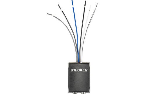 Kicker 46KISLOC2 2 Channel Speaker to RCA Coverter with LOC + 12V Turn On Lead