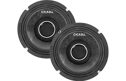 Cicada Audio CHX65.2 6.5" 300W RMS Pro Coaxial Horn 2-Way Motorcycle Speakers - 2 Ohm (Pair)
