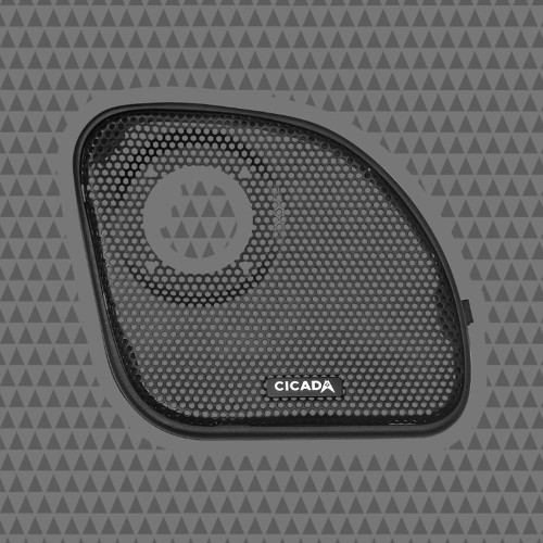 Cicada Audio CHDRGGT Replacement "Kidney" Grilles with Tweeters for Select 2014-2023 Harley Davidson Road Glide Models - Pair