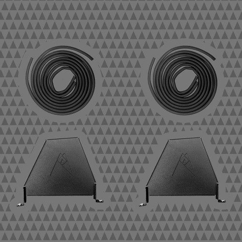 Cicada Audio 14HDRING10 Complete 10" Pro Mid-Bass/Woofer Saddlebag Mounting Kit