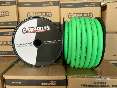 Singh Electronics 1/0 Gauge OFC - 50ft Spool