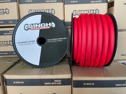 Singh Electronics 1/0 Gauge OFC - 50ft Spool