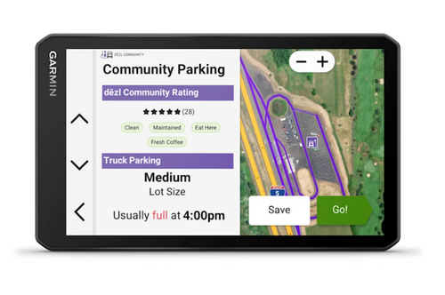 Garmin dēzlCam OTR725 7" GPS Truck Navigator with Built-in Dash Cam