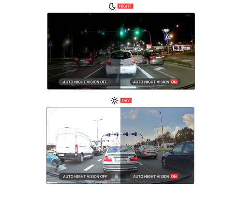 FineVu GX35 2CH 2K QHD Dual-Channel Dash Cam with Parking Mode, WiFi, GPS, ADAS