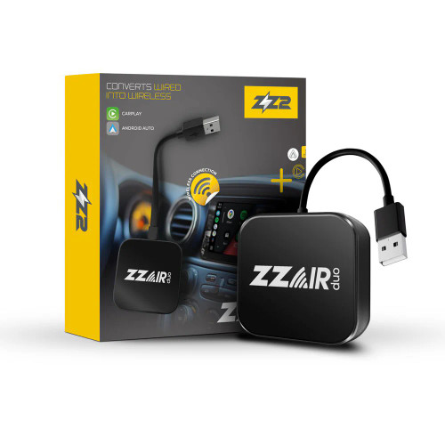 ZZ2 ZZAIR-DUO2 ZZAIR-DUO2 Converts Wired to Wireless CarPlay or Android Auto