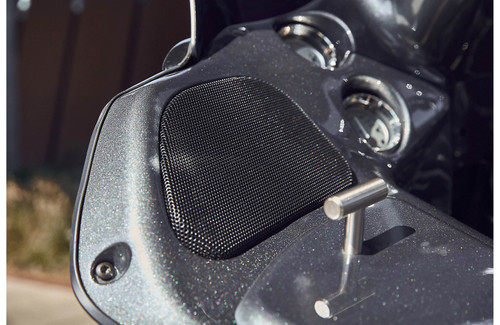 Kenwood Excelon CA-GRL98RG Front Replacement Grilles for Select 1998-2013 Harley-Davidson Road Glide Motorcycles