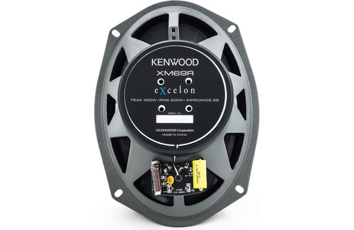 Kenwood Excelon P-HD2R Rear Audio Kit for Select 2014+ Harley-Davidson Motorcycles with 2-Channel Amplifier and 6"x9" Rear Speakers