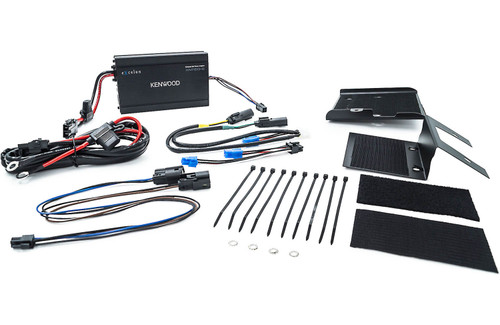 Kenwood Excelon XM160-2 Compact 2-Channel Amplifier for Select 2014+ Harley-Davidson Motorcycles — 80W RMS x 2 