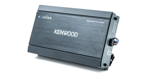 Kenwood Excelon XM160-2-98 Compact 2-Channel Amplifier for Select 1998-2013 Harley-Davidson Motorcycles — 80W RMS x 2 