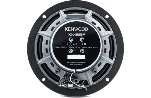 Kenwood Excelon XM65F 6.5" 150W RMS 2-Way Location-Specific Front Speakers for Select 2014+ Harley-Davidson Touring Model Motorcycles