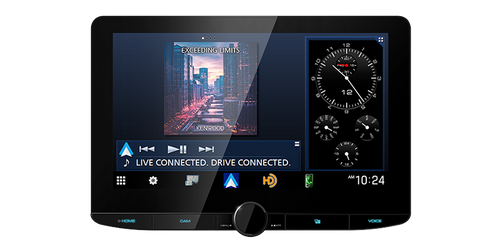 Kenwood Excelon DMX1038S 10.1" HD Touchscreen Double Din Digital Multimedia Receiver 