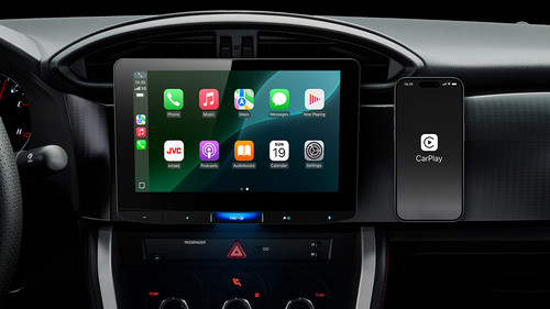 JVC KW-Z1001W 10.1" HD Touchscreen Double Din Digital Multimedia Receiver