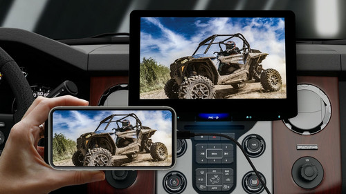 JVC KW-Z1001W 10.1" HD Touchscreen Double Din Digital Multimedia Receiver