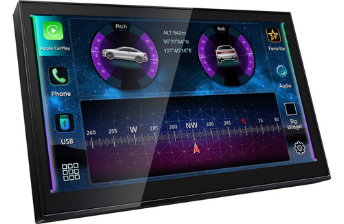 JVC KW-Z800AW 8" HD Touchscreen Double Din Direct Replacement Digital Multimedia Receiver