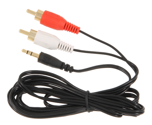 Wirez AT18RCA-6 1/8" Jack to RCA Adapter - 6ft