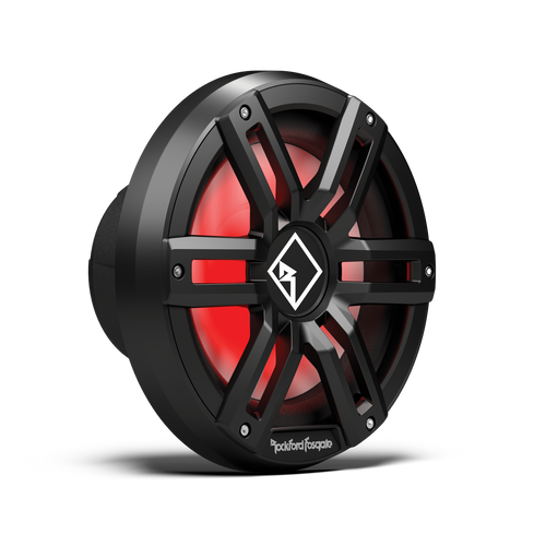 Rockford Fosgate M2D2-10IB-G2 M2 Series 10" 400W RMS Marine Subwoofer RGB LED Lighting - Dual 2 Ohm (Black)