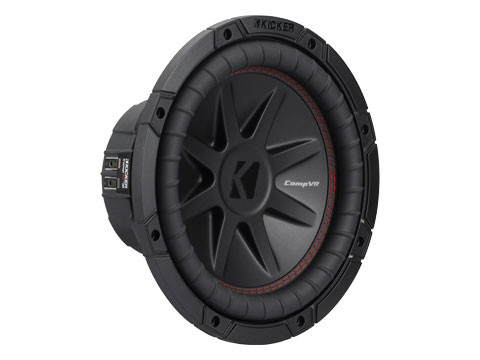 Kicker 52CVR104 CompVR Series 10" 375W RMS Subwoofer - Dual 4 Ohm