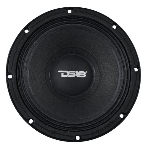DS18 8XL800N-4 XL Series 8" 400W RMS Neodymium Magnet Mid-Range Loudspeaker - 4 Ohm