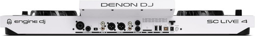 Denon DJ Professional SCLIVE4WHITEXUS 4-Deck Standalone DJ System with WiFi - White