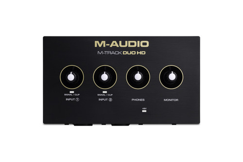 M-Audio MTRACKDUOHDPACK 2-channel USB Audio Interface pack with Mic and Headphones