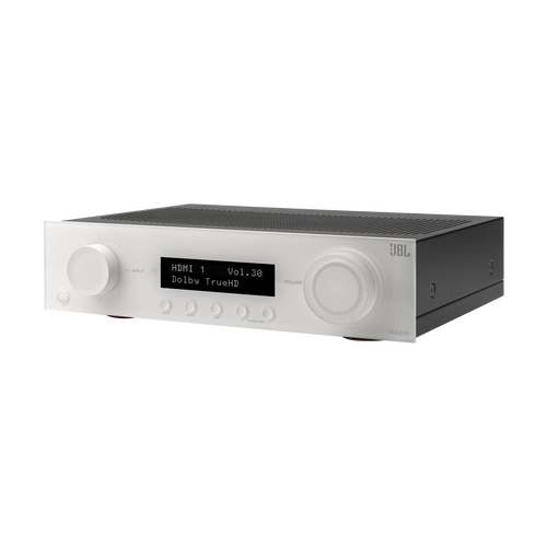 JBL JBLMA310WHTAM 5.2-Channel 4K AV Receiver with White Front Panel