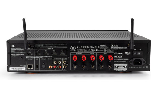 JBL JBLMA510BLKAM 5.2 Channel 8K AV Receiver with Black Front Panel