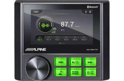 Alpine KAC-CMD-CTR  4.3" Weather-Resistant Digital Media Receiver for UTV & Powersports Applications