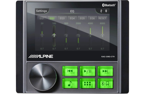 Alpine KAC-CMD-CTR  4.3" Weather-Resistant Digital Media Receiver for UTV & Powersports Applications