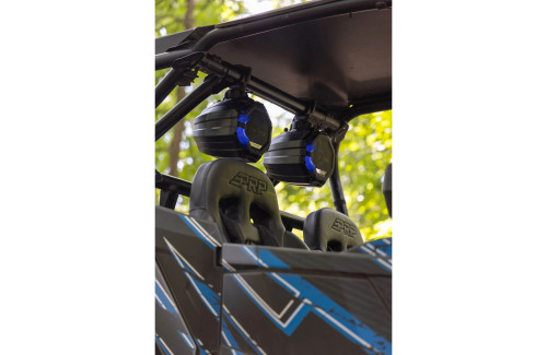 Alpine SPV-65RGB-CAN 6.5" Cage-Mounted Powersports Speakers with RGB lighting - Black