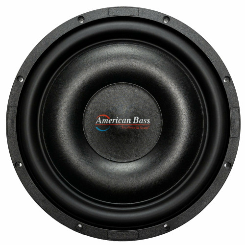 American Bass TM-1244 12" 600W RMS Slim Subwoofer - Dual 4 Ohm