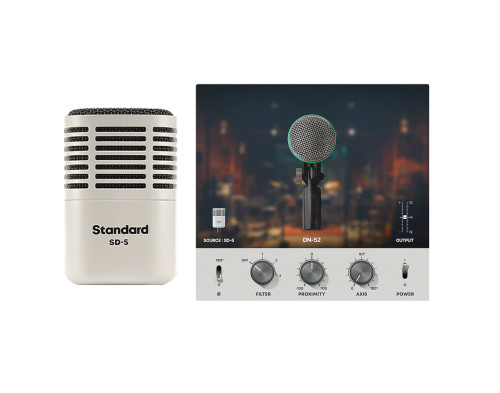 Universal Audio SD-5 Dynamic Microphone with Hemisphere Mic Modeling