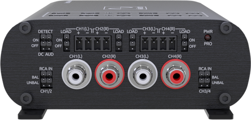 Wavtech Link300.4 Mini Compact 4-Channel Car Amplifier — 50W RMS x 4