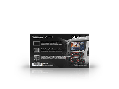 iDatalink Maestro APX-S8-GM3 APX 8" Radio Installation Kit for Select GM Vehicles with Motorized Bezel