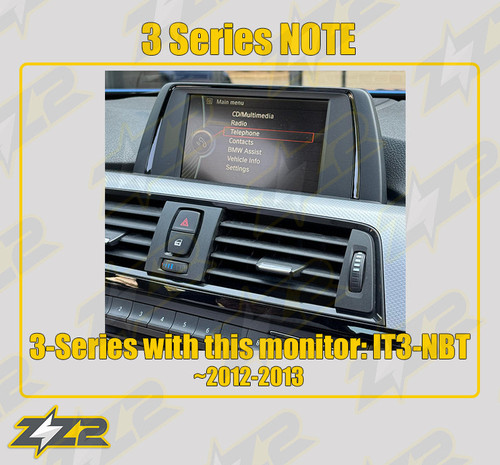 ZZ2 DZZ-NBT-3S-4S-F3X-10-LHD 10.25" DIZZPLAY for Select 2013-2015 BMW 3/4 Series (F30/F31/F32/F33/F80) with NBT System