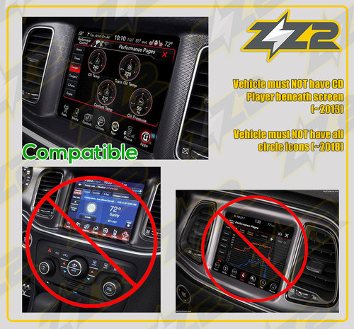 ZZ2 ITZ-JGC Wireless CarPlay/Android Auto Interface for Select 2015-2018 Dodge, Chrysler and Jeep Vehicles