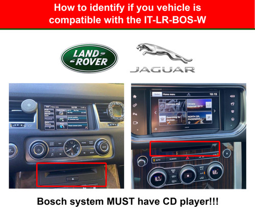 ZZ2 ITZ-LRB Wireless CarPlay/Android Auto Interface for Select 2011-2016 Land Rover Vehicles with Bosch Head Unit