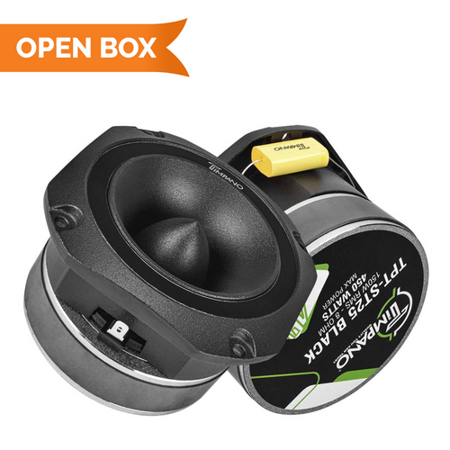Open Box - Timpano TPT-ST25 4” 300W RMS PRO Audio Super Tweeters - Black (Pair)