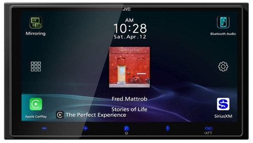 JVC KW-M795BW 6.92" Digital multimedia receiver with Apple CarPlay and Android Auto
