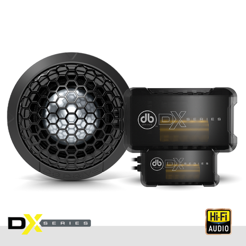 DB Drive DX-S1TW DX Series 1" 80W RMS Aluminum Dome Tweeter - 4 Ohm (Pair) 