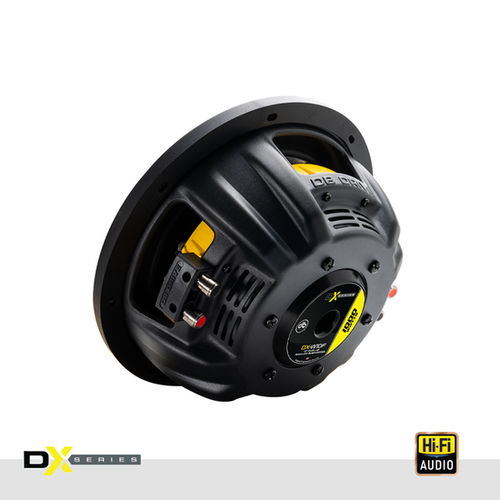 DB Drive DX-W10F DX Series 10" 500W RMS Shallow-Mount Subwoofer - Dual 4 Ohm