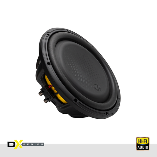 DB Drive DX-W12F DX Series 12" 500W RMS Shallow-Mount Subwoofer - Dual 4 Ohm