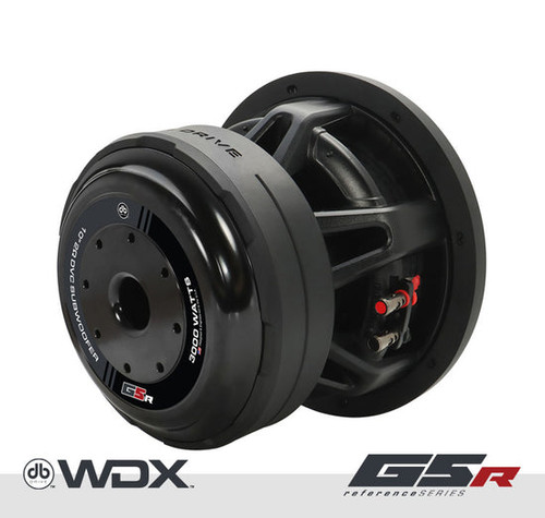 DB Drive WDX10G5R.2 10" 1500W RMS Car Subwoofer - Dual 2 Ohm