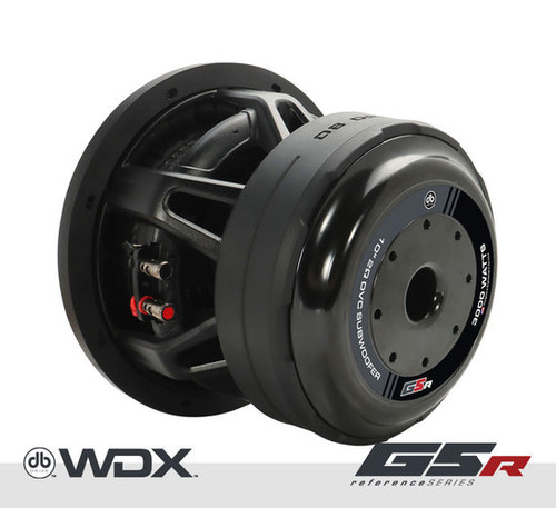 DB Drive WDX10G5R.2 10" 1500W RMS Car Subwoofer - Dual 2 Ohm