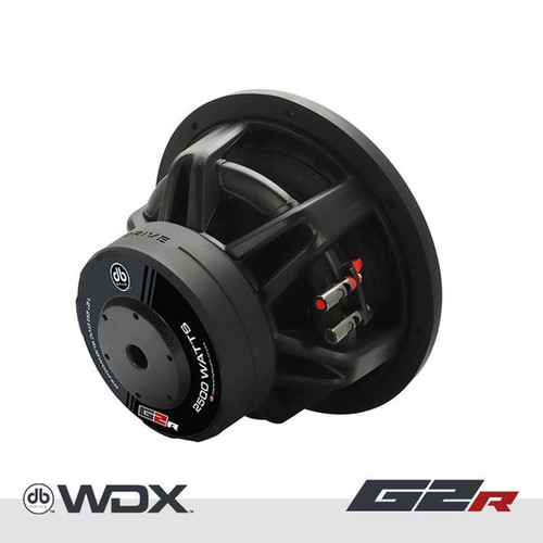 DB Drive WDX12G2R.2 12" 1250W RMS Car Subwoofer - Dual 2 Ohm