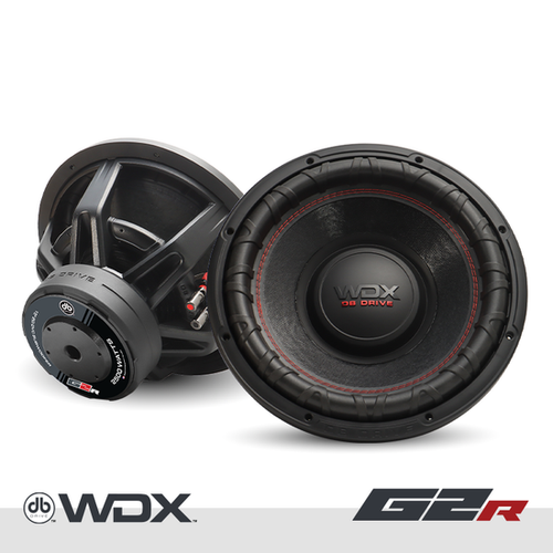 DB Drive WDX15G2R.2 15" 1250W RMS Car Subwoofer - Dual 2 Ohm