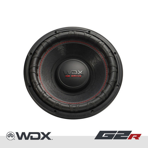 DB Drive WDX15G2R.2 15" 1250W RMS Car Subwoofer - Dual 2 Ohm