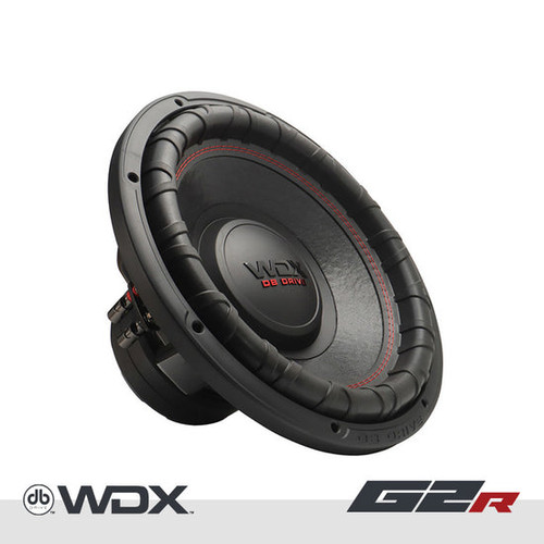 DB Drive WDX15G2R.4 15" 1250W RMS Car Subwoofer - Dual 4 Ohm