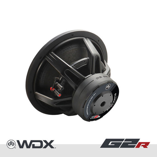DB Drive WDX15G2R.4 15" 1250W RMS Car Subwoofer - Dual 4 Ohm