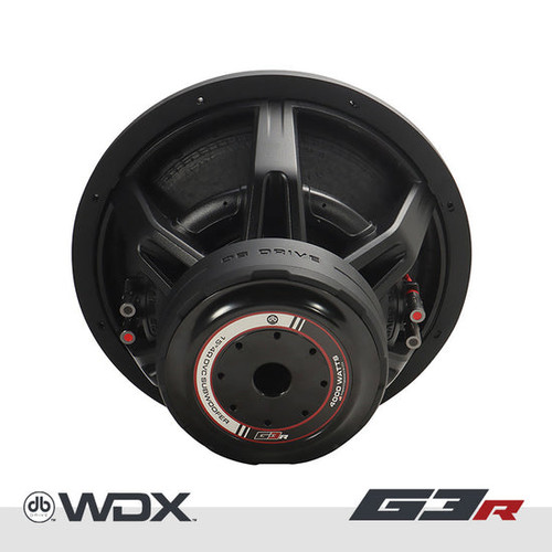 DB Drive WDX15G3R.4 15" 2000W RMS Subwoofer - Dual 4 Ohm