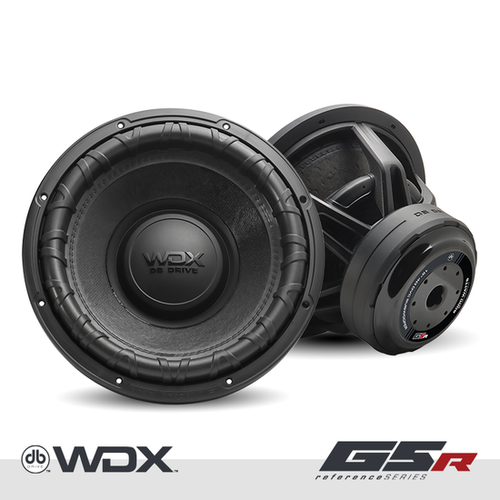 DB Drive WDX15G5R.2 15" 1250W RMS Car Subwoofer - Dual 2 Ohm 